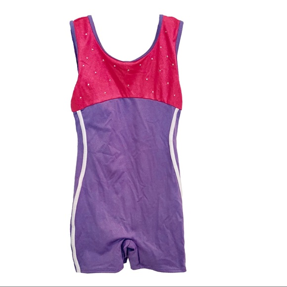 Pink & Purple Gymnastics Leotard: 7/8 - Picture 1 of 4